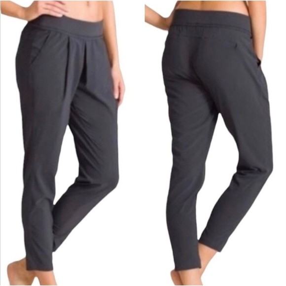 Athleta Interlude Ankle Pants Dark Grey Women's Size 6 - Picture 1 of 14